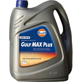 [881892970] Motorolie til personbiler, Gulf Max Plus 15W-40, 4 l