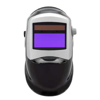 [882830765] WLDPRO svejsehjelm fuldautomatisk, sort med sølvramme
