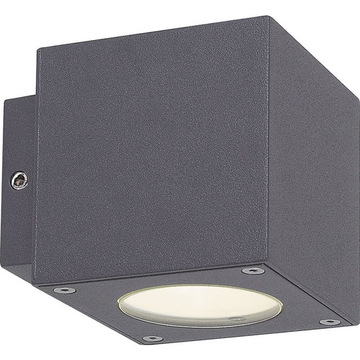 [9977046] Væglampe CUBE 2x3W Antracit