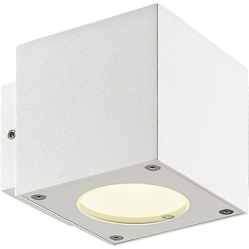 [9977047] Væglampe CUBE 2x3W Hvid