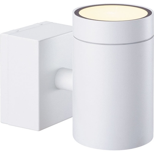 [9977126] Væglampe Eklof IV 1x7W Hvid