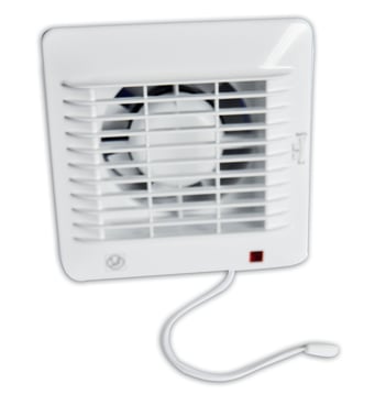 [9978864311] S&P ventilator EDM 100HZ m. hygrostat og kugleleje