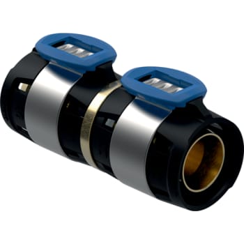 [088549020] FLOWFIT overgang 20x20mm t/MEPLA blyfri siliciumbronze sort