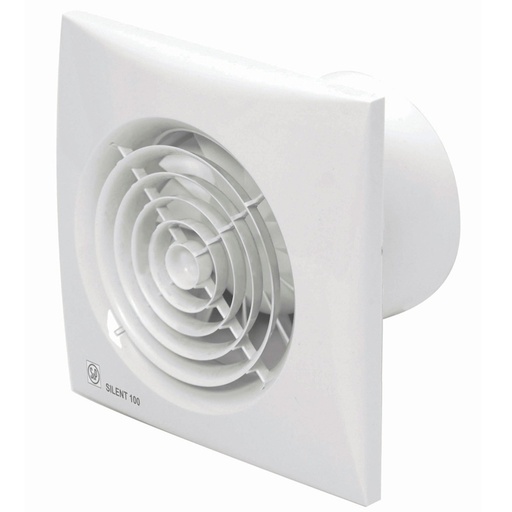 [9978866319] Ventilator Silent 100CRZ m. kontraspjæld og timer