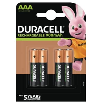 [8494203826] Duracell batteri, STAYCHARGED, AAA, 4 stk.