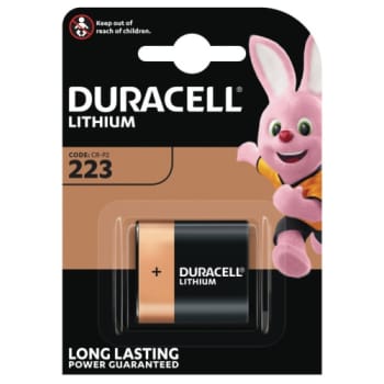 [8494223107] Duracell lithium batteri, PHOTO ULTRA, M3, 223, CR-P2, 1 stk.