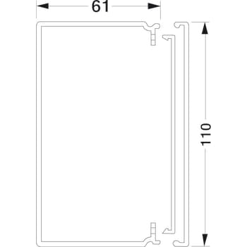 [7936013876] Kabelkanal komplet halogenfri LFH60110 perlehvid
