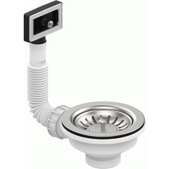 [930222893] Lavabo S2 afløbssæt med overløb, krom