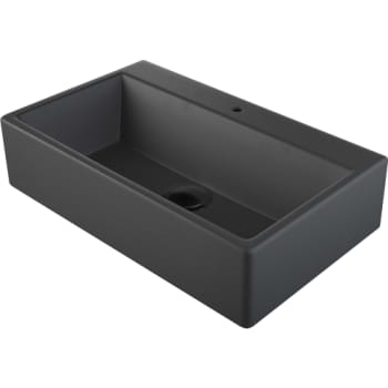 [930222920] Lavabo Boxo 1080 SLIM håndvask, 50x30 cm, matsort, hanehul