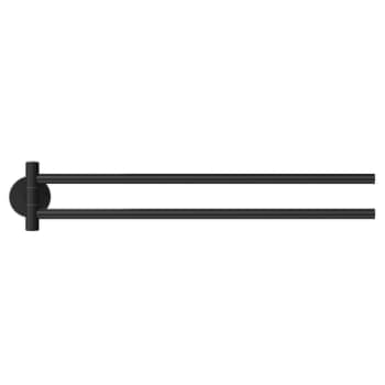 [930228595] tesa® Moon håndklædeholder dobbelt sort - inklusive lim