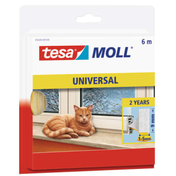 [930228671] tesamoll® Universal Skumliste 6mx9mmx6mm tætner op til 5 mm