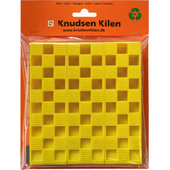 [930228835] Knudsen hængerkort kile, gul, 20 stk.