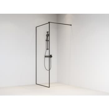 [930228901] Brasta Dija Frame Brusevæg sort 90 x 200 cm