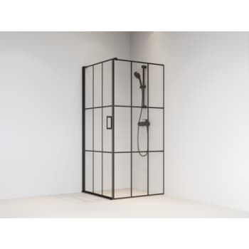 [930228902] Brasta Kristina Svingdør M/fastvæg 90x90x200 Højreside cube