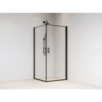 [930228905] Brasta Viktorija sort svingdør 2 stk. 90x90x200 cm