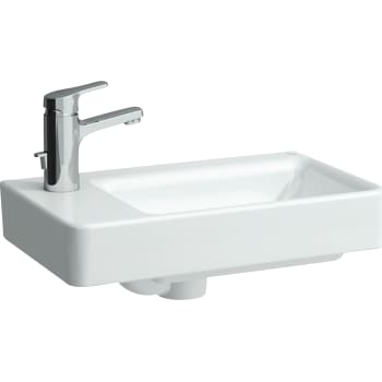 [626925100] Laufen Pro håndvask 48 x 28 cm med hanehul til venstre, hvid
