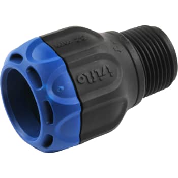 [072366032] Isiflo Sprint 32 mm x 1" overgang med nippel, komposit, PN16