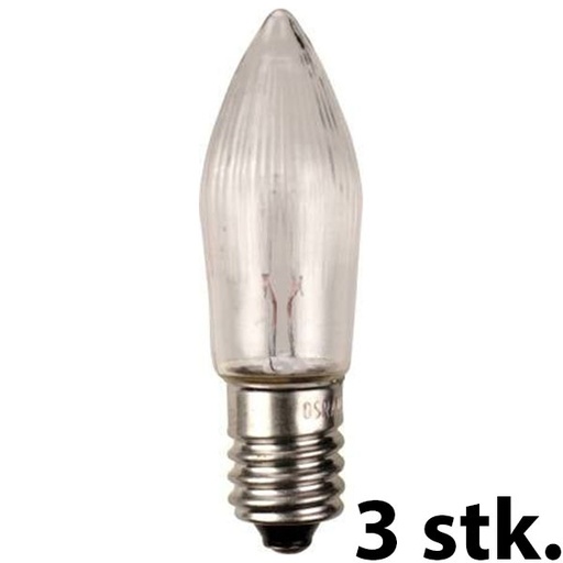 [5650230199] Juletræspære 3W 14V E10 - 3 stk.