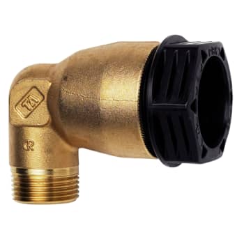 [073824021] IMI TA 20 mm x 3/4" vinkel med nippel, messing, PN16