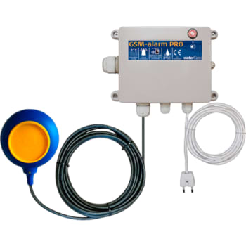 [223379837] WaterCare universal GSM SMS-alarm m/vippe/lyd/lys, 230 V