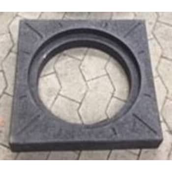 [225582424] Lauridsen 425 mm karm med fals, firk., fast, høj, genbrugsplast
