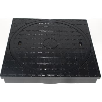 [225582600] Lauridsen 600 mm karm/dæksel, firkantet, fast, 12,5 t, glasfiber