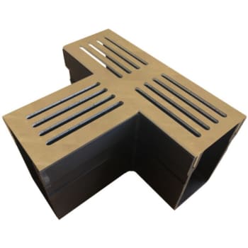 [227522065] Star Drain 65 x 103 mm PVC-tee med cortenstål rist