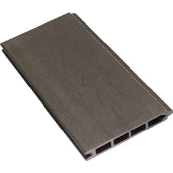 [240020150] NSH hegnsbræt i trælook, antracitgrå komposit