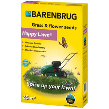 [245050001] Barenbrug Happy Lawn græsfrø med blomster, 500 g