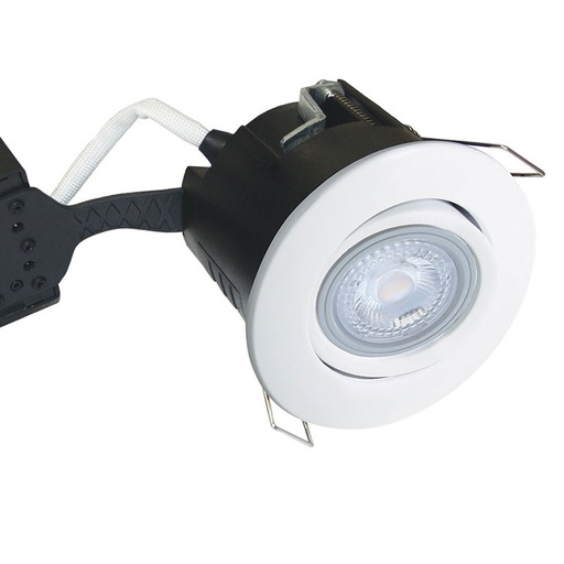 [7842207103] Pro Uni Install LED spot m. 5W dæmpbar pære 2700K - mat hvid