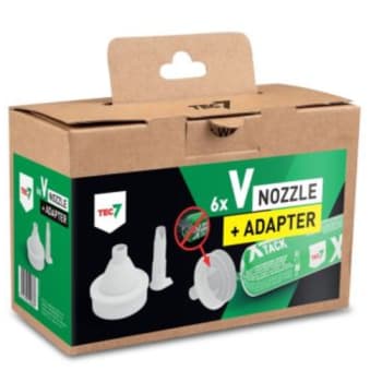 [271449926] V- dyse + adapter til Tec7 foliepose 