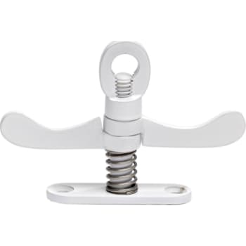 [893999710] Dobbelt vrider 5063R, delbar, med rund fodplade, hvid larkeret