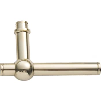 [893999730] Dørgreb Skodsborg 8014, uden besætning, messing poleret, 14 mm.