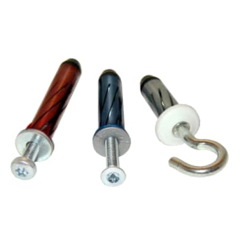 [894002059] Gipsdybel t/2 lag gips 5 x 75/12 mm, rød, TX25, 25 stk.