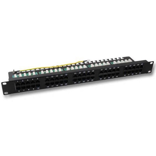 [0486201889] Patchpanel tele 50P 1HE - grå