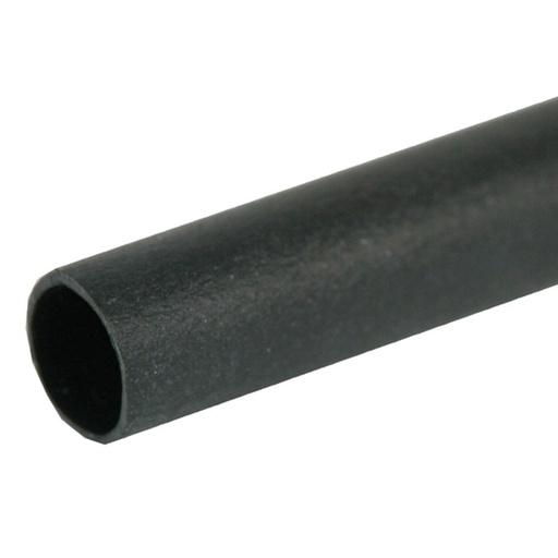 [9911001791] Krympeflex 6-2mm. sort m. lim - 1,2 m.
