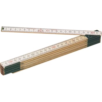 [881022100] Hultafors meterstok, træ, 10 led, 2 m