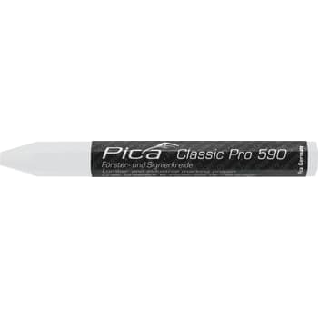 [881030400] Pica Classic mærkekridt PRO, 120 mm, hvid, 12 stk.