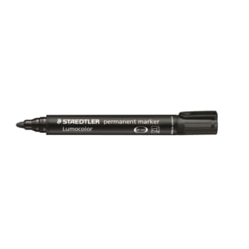 [881030510] Staedtler permanent marker, rund spids, sort