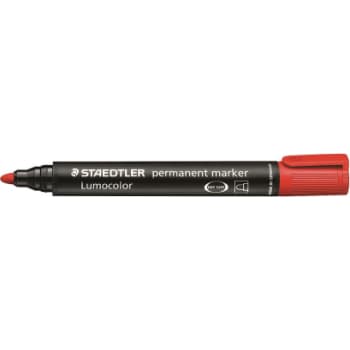 [881030530] Staedtler permanent marker, rund spids, rød