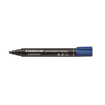 [881030550] Staedtler permanent marker, skrå spids, blå