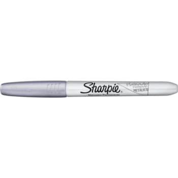 [881030603] Sharpie permanent marker, rund spids, metallic sølv