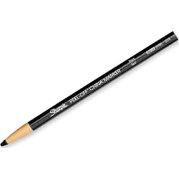 [881030625] Sharpie marker china, vokskridt, rund spids, sort