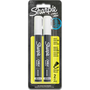 [881030635] Sharpie kridt marker, hvid, 2 stk.