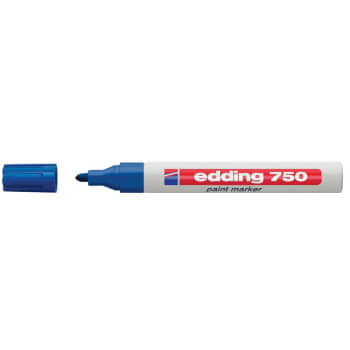 [881030660] Marker Edding 750 permanent blå 2-4mm