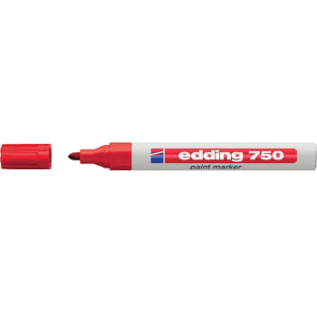 [881030690] Marker Edding 750 permanent rød 2-4mm