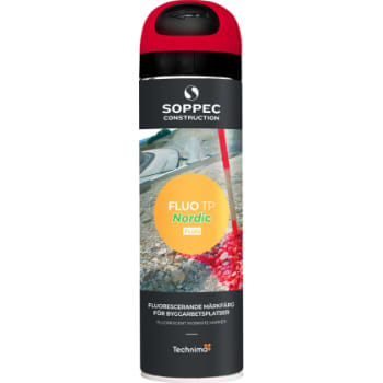[881033230] SOPPEC mærkespray, fluorescerende rød
