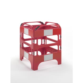 [881070465] SAFEGATE foldbar sikkerhedsafspærring, 4 sider x 75 cm