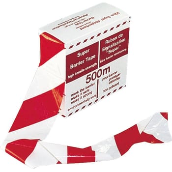 [881070660] Afmærkningsfolie rød/hvid, 500 m