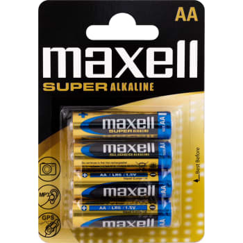 [881081445] Maxell alkaline AA/LR06 Premium batteri, 4 stk.